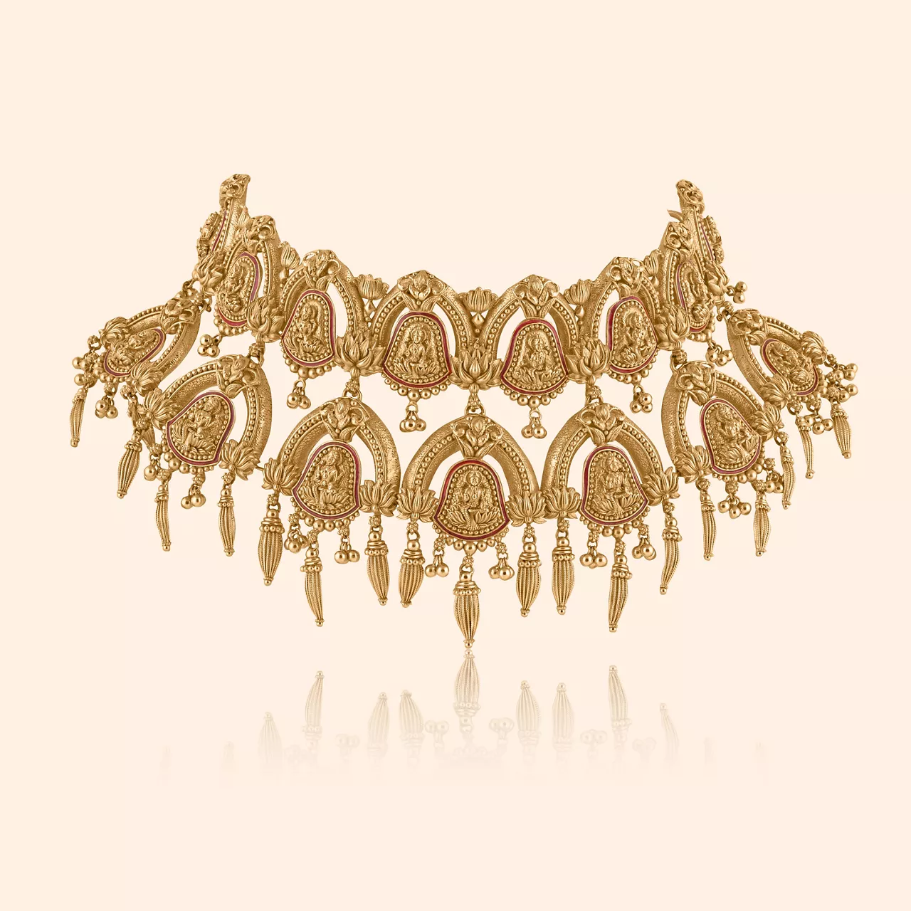 Mangal Toran Gold Choker Necklace