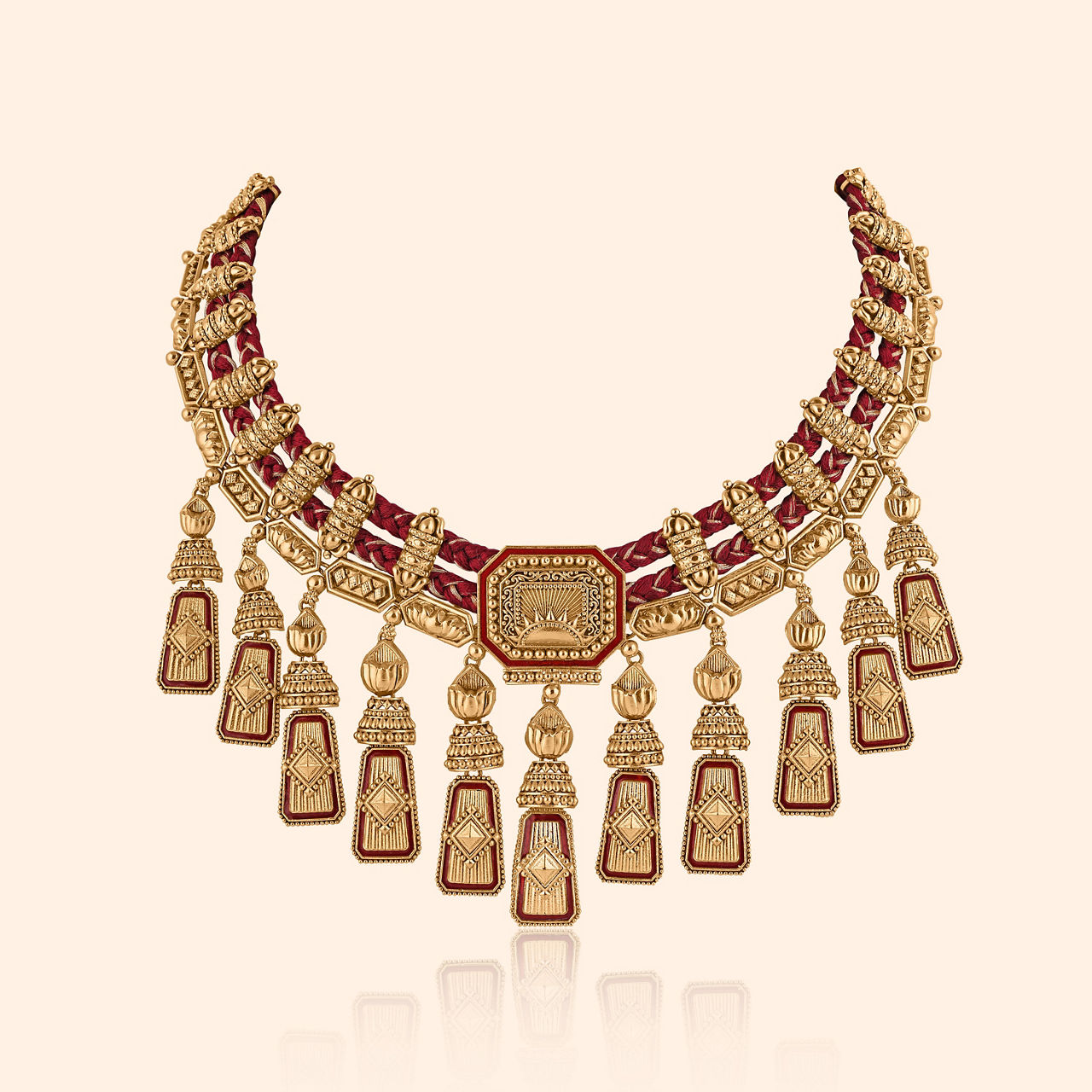 Sunray Majesty Gold Necklace