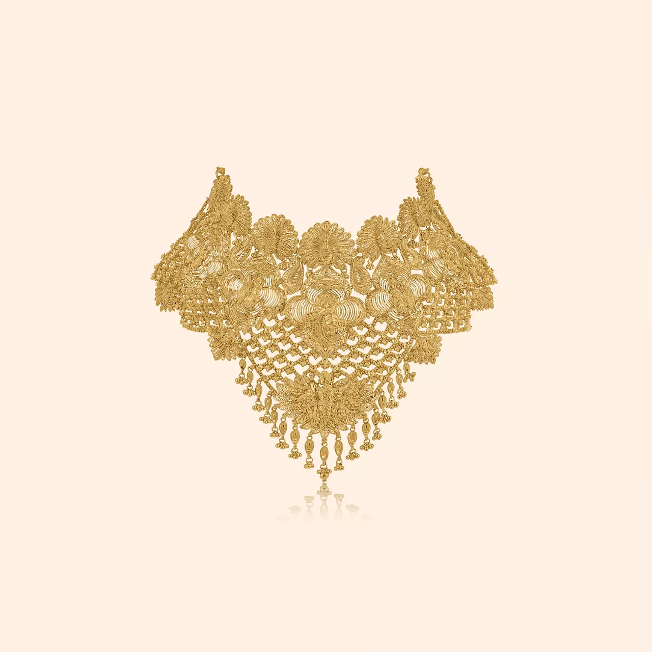 Samyukta Haar Gold Short Necklace