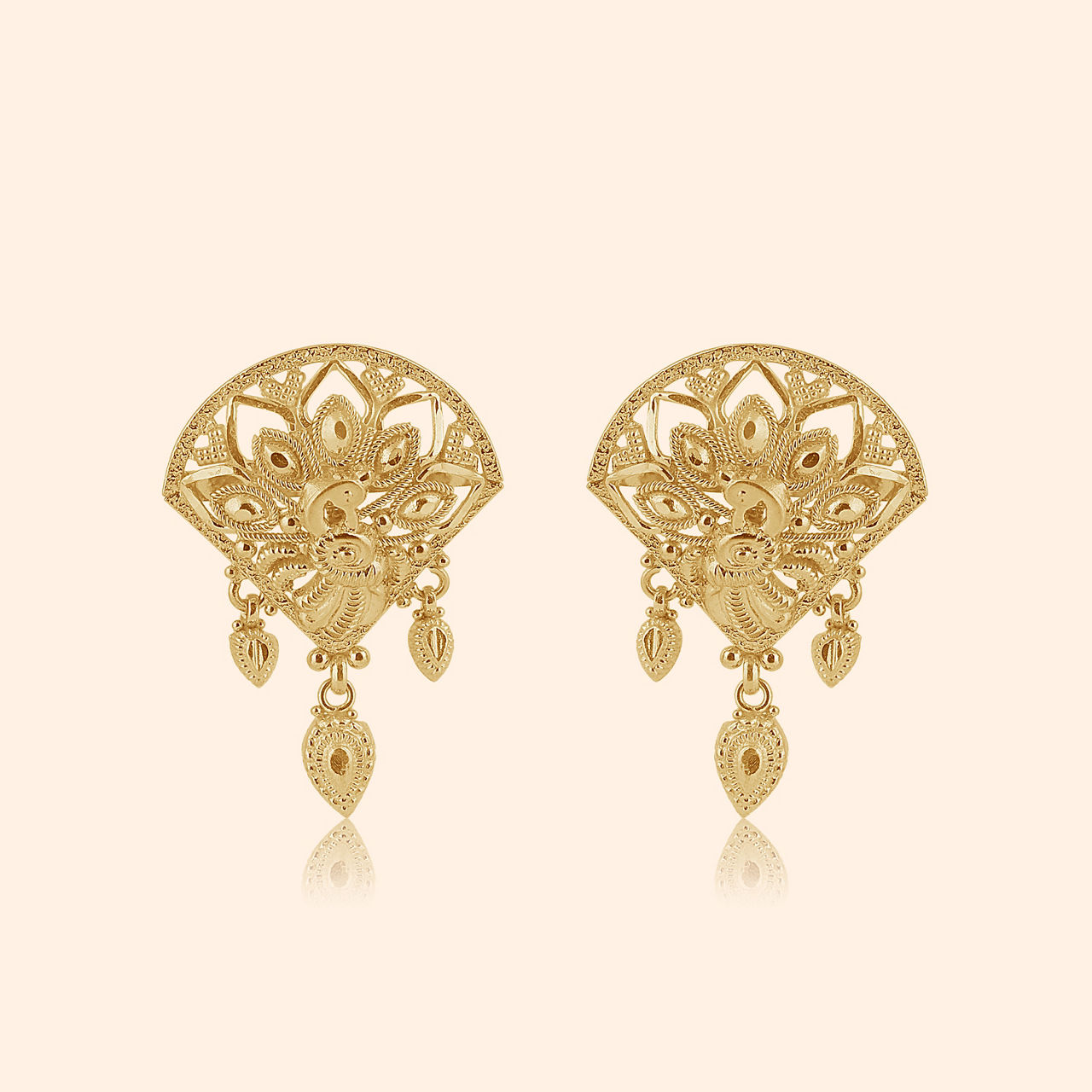 Mayur Neeraja Gold Drop Earrings