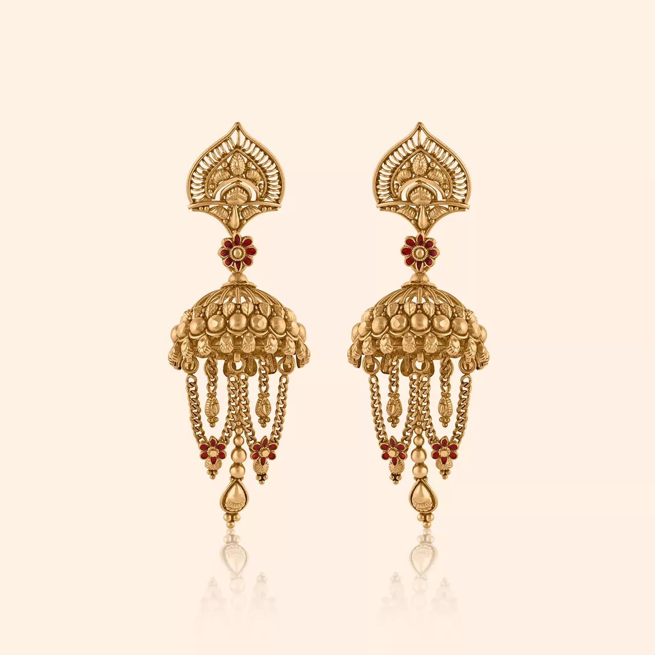 Aparajita Gold Drop Earrings