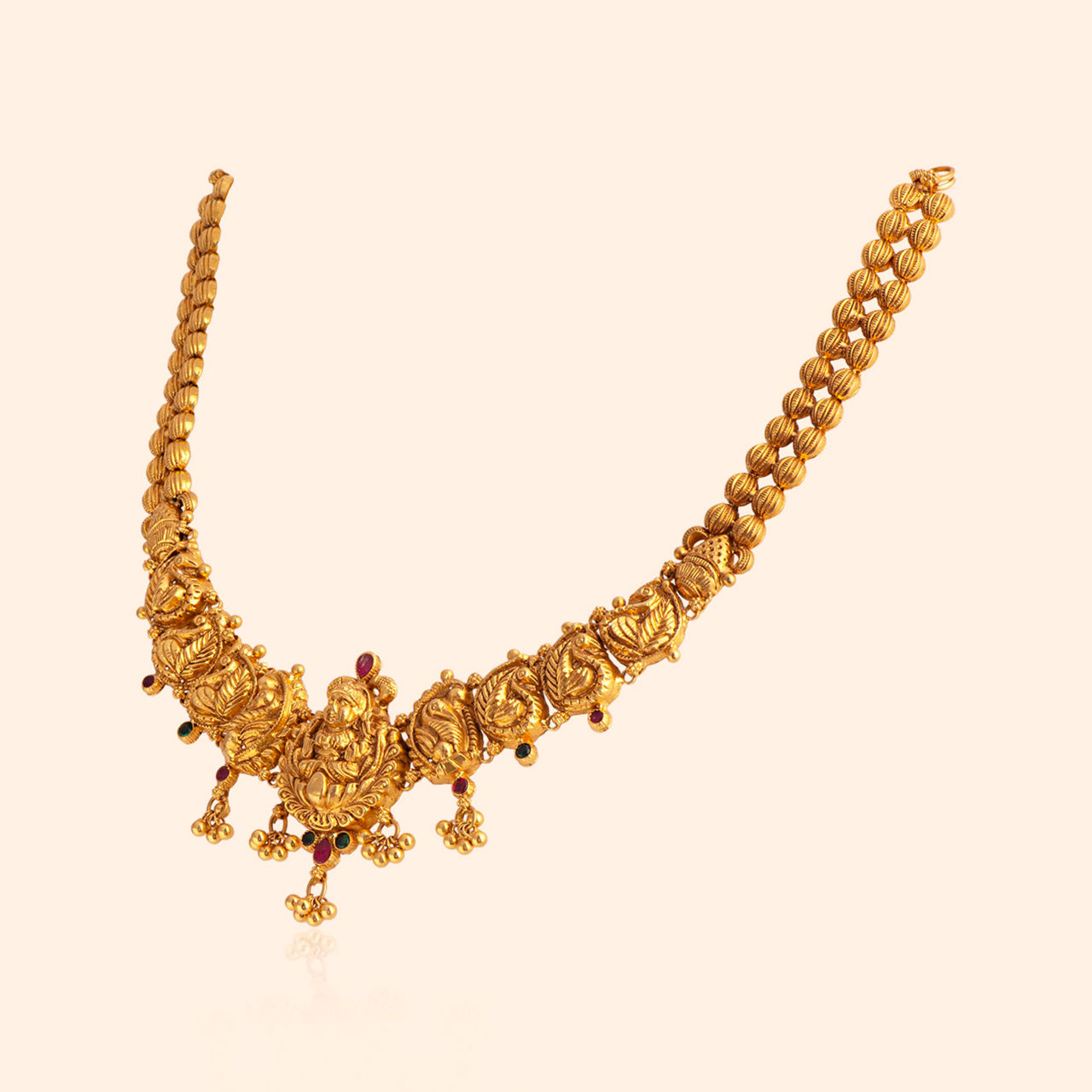 Lakshmi Gold Necklace By Indriya Aditya Birla Jewellery