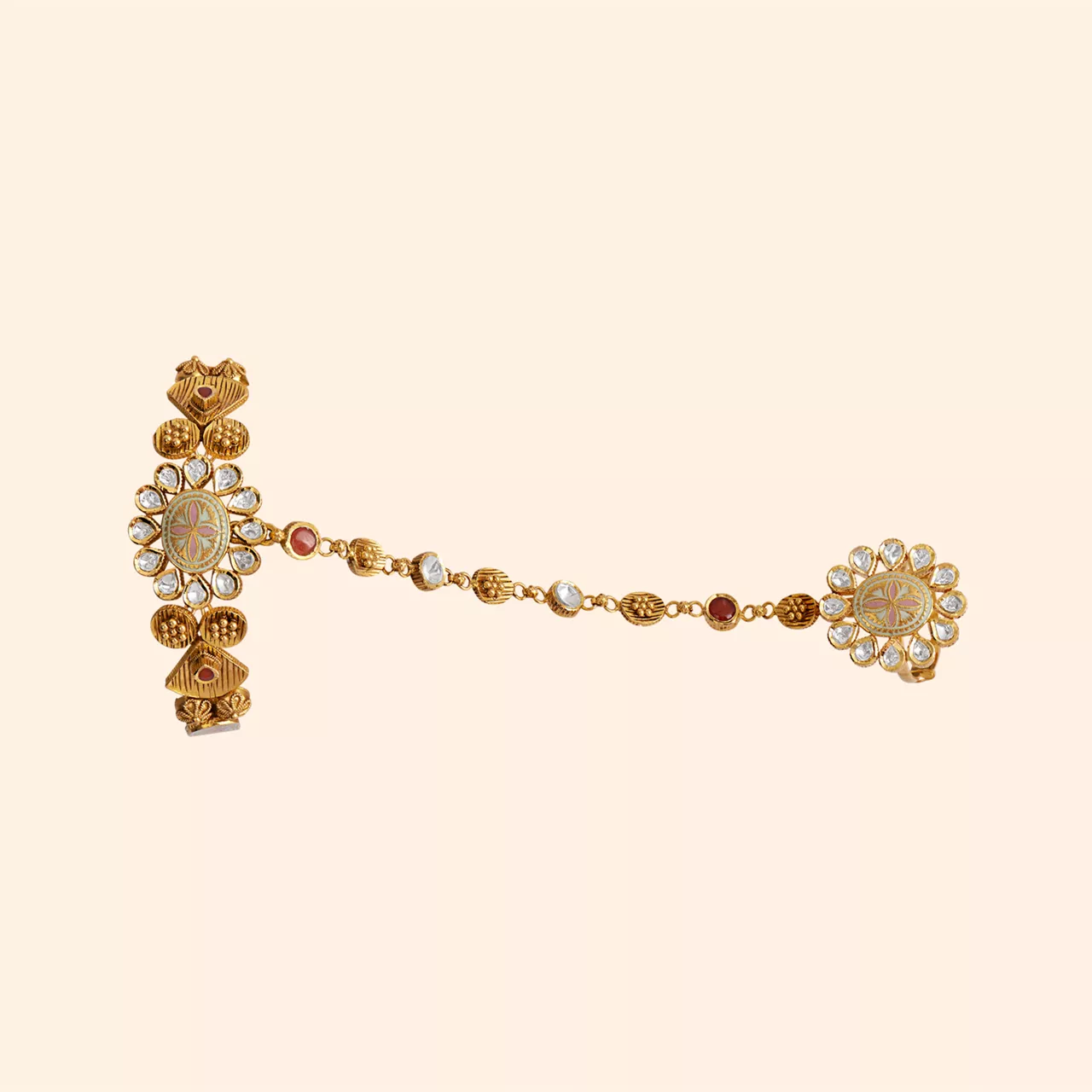 Rajnigandha Gold Haathphool 