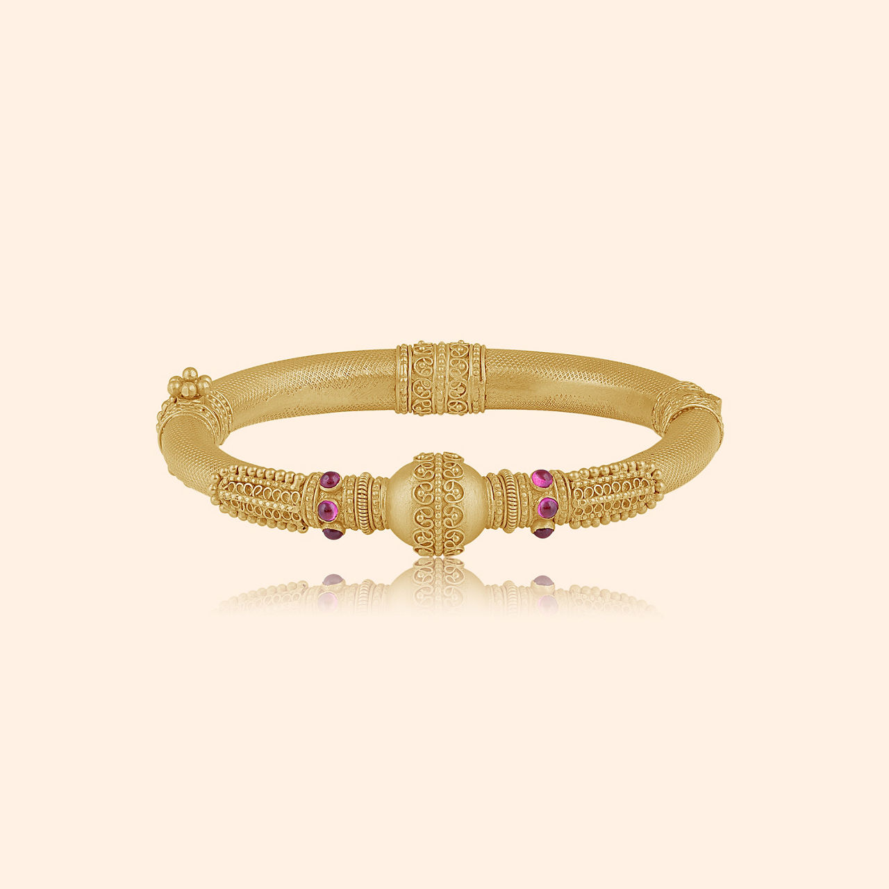 Kritara Gold Bangle By Indriya - Aditya Birla Jewellery