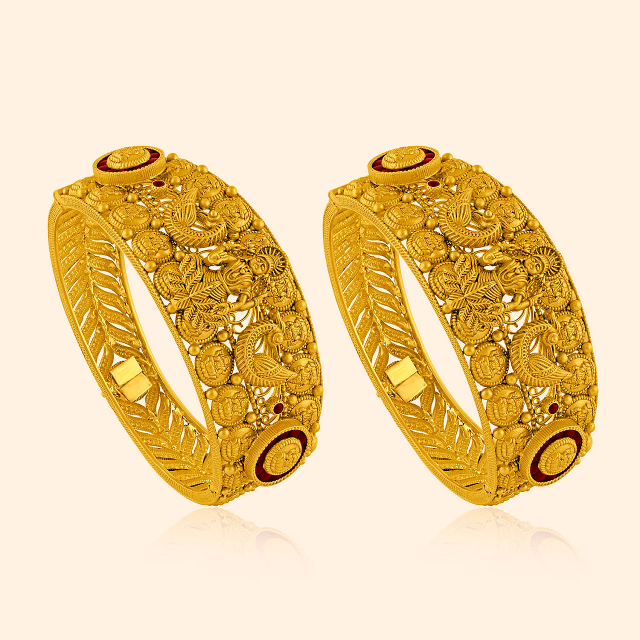 Devi Gold Bangle By Indriya - Aditya Birla Jewellery