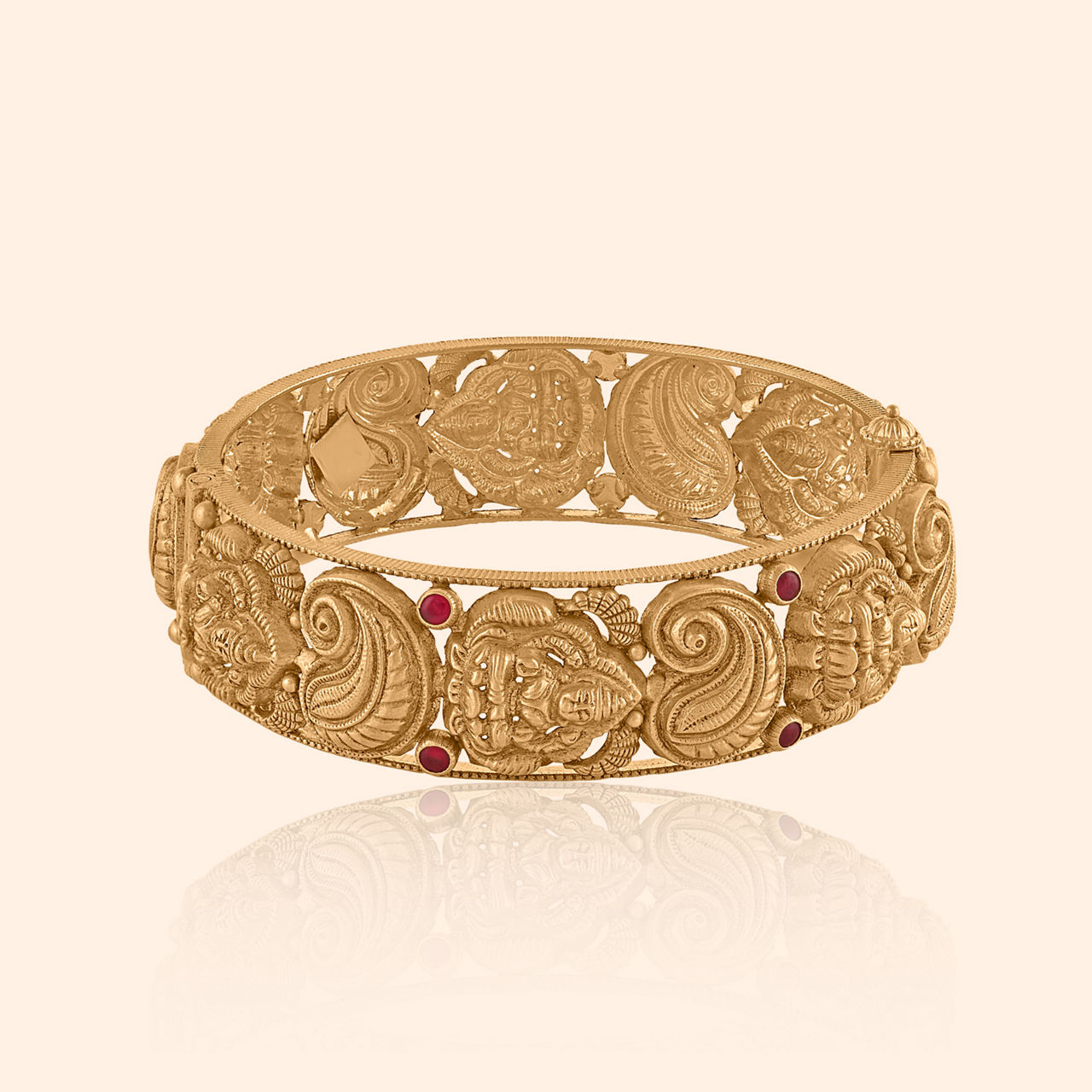 Devi Kairi Gold Bangle By Indriya - Aditya Birla Jewellery