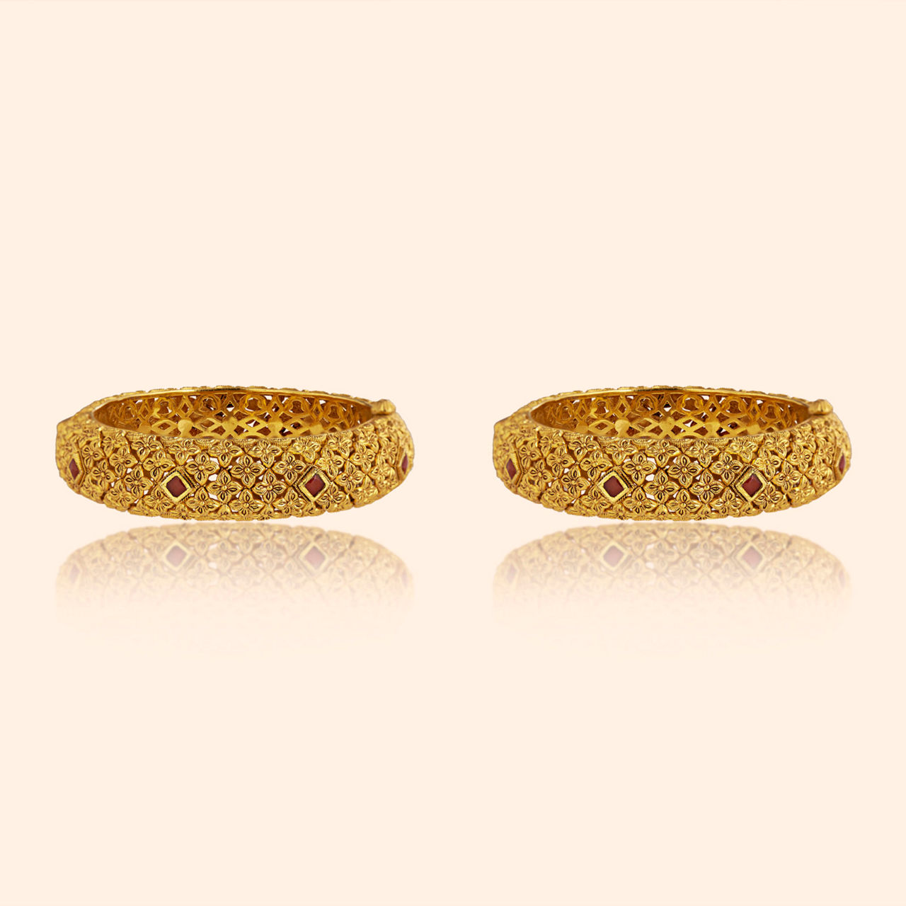 Phoolbari Gold Bangle