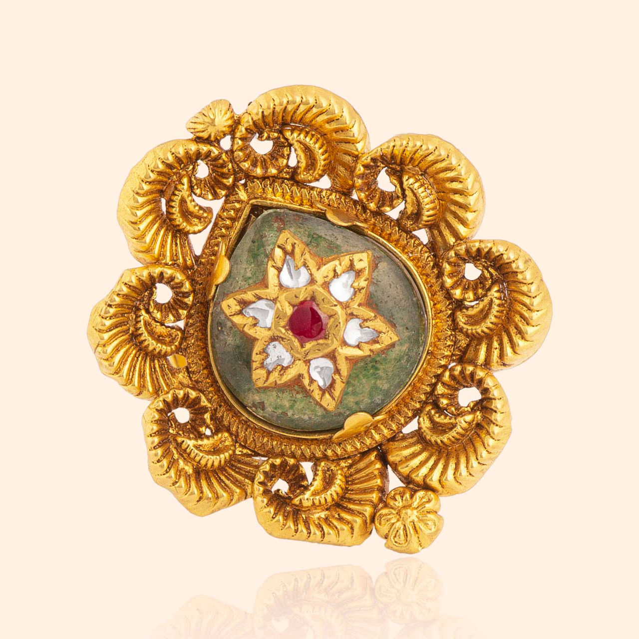 Pushpatara Gold Ring By Indriya - Aditya Birla Jewellery