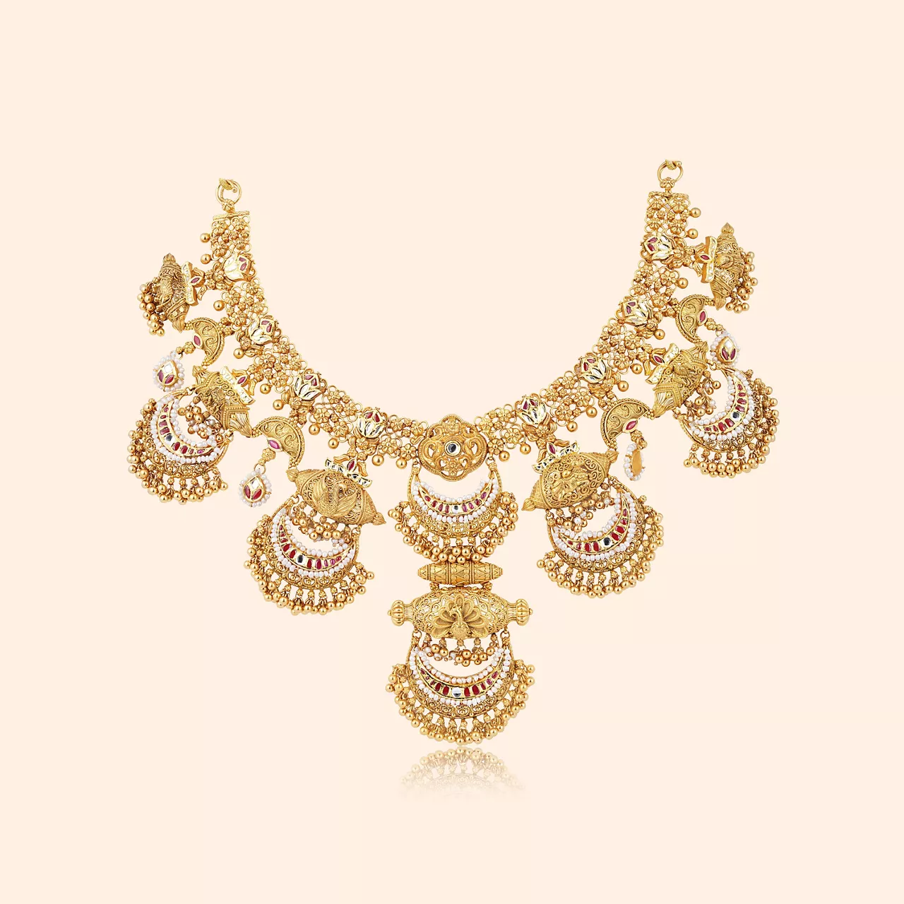 Devanjali Gold Short Necklace