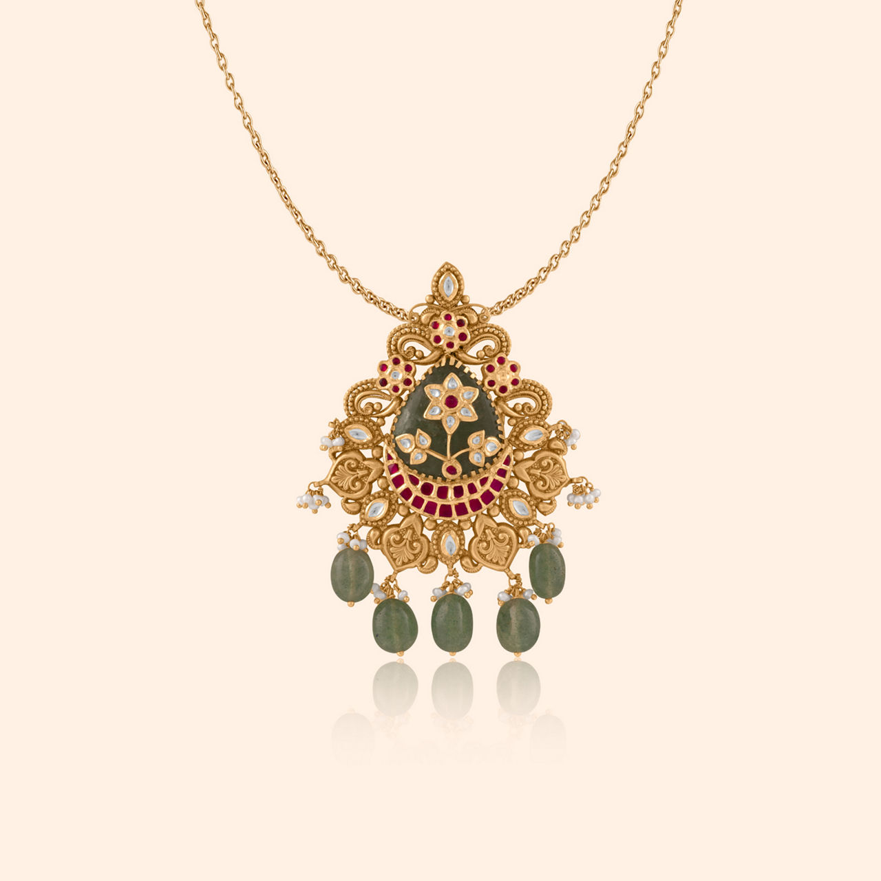 Auria Gold Pendant By Indriya - Aditya Birla Jewellery