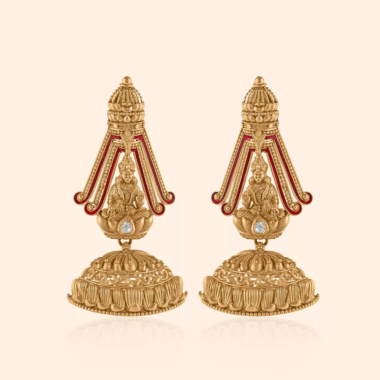 Vinitika Gold Drop Earrings