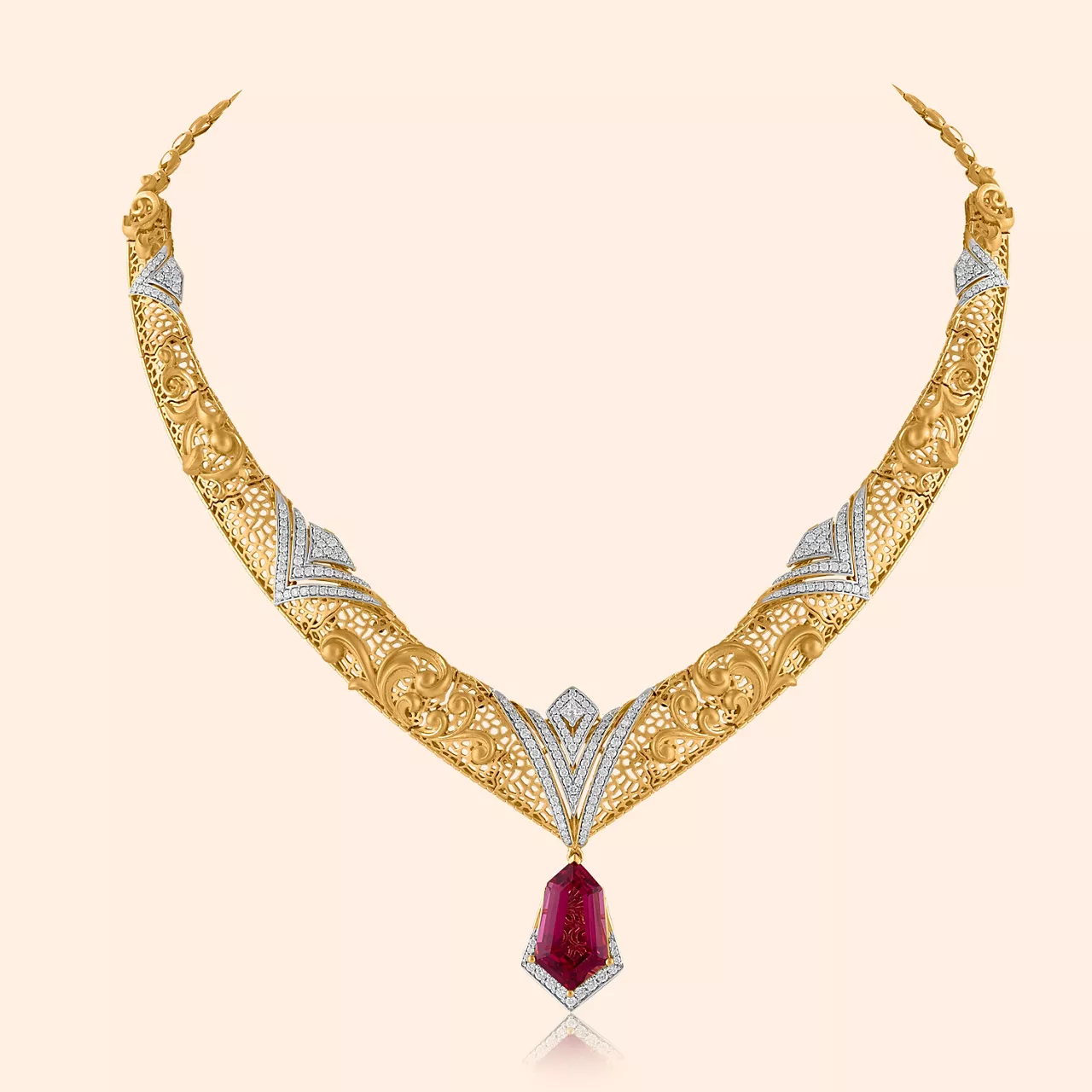 Adhvita Diamond Necklace