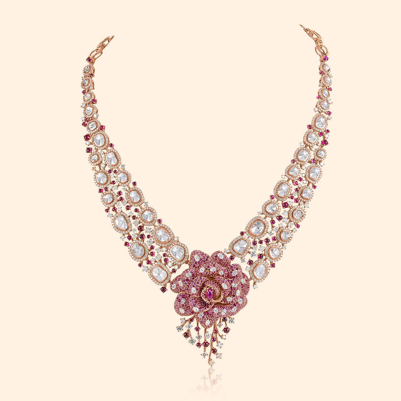 Gulposh Polki Necklace