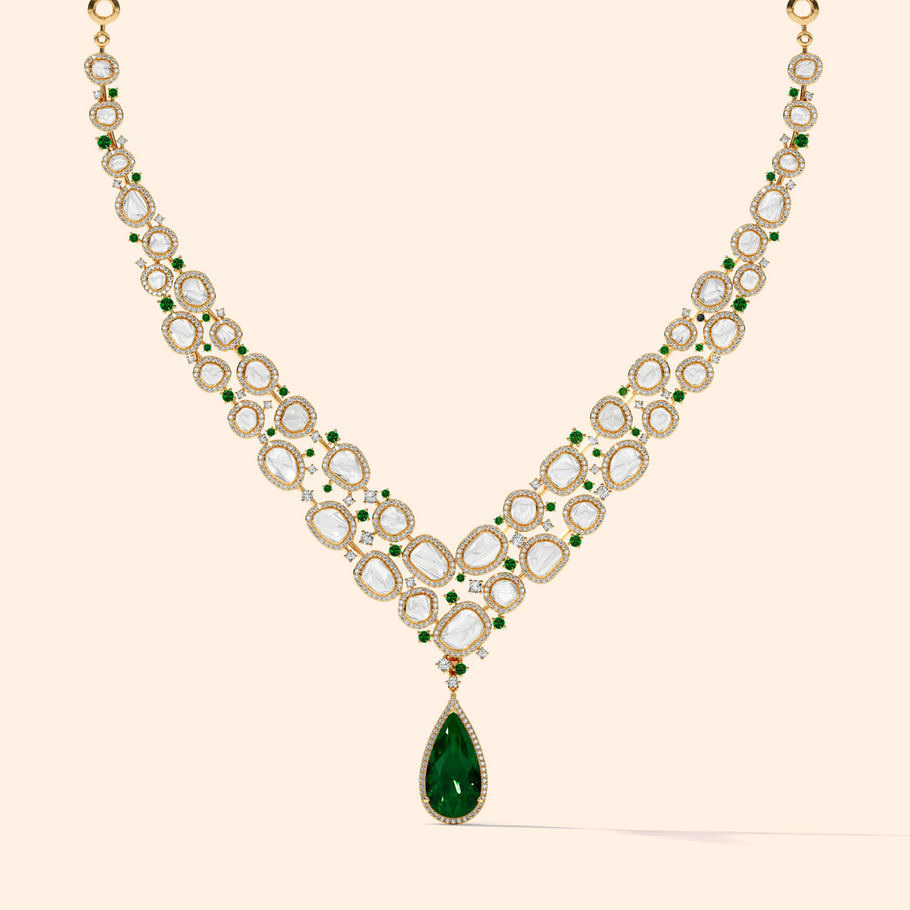Emeria Polki Necklace