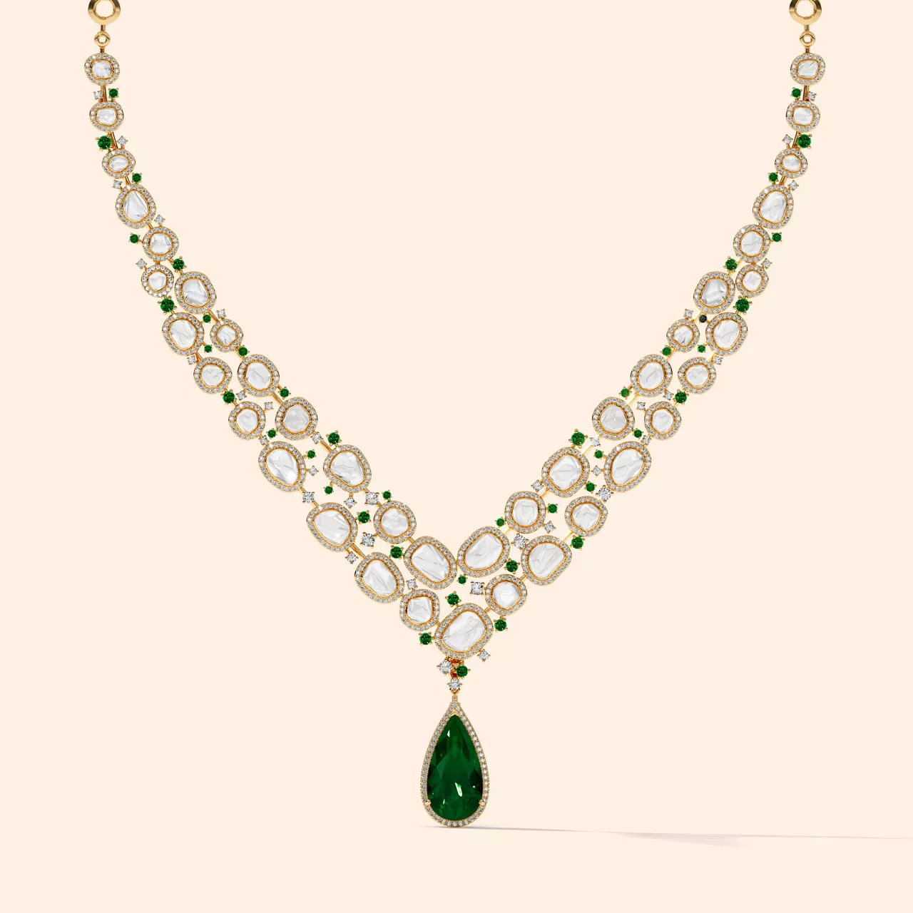 Emeria Polki Necklace