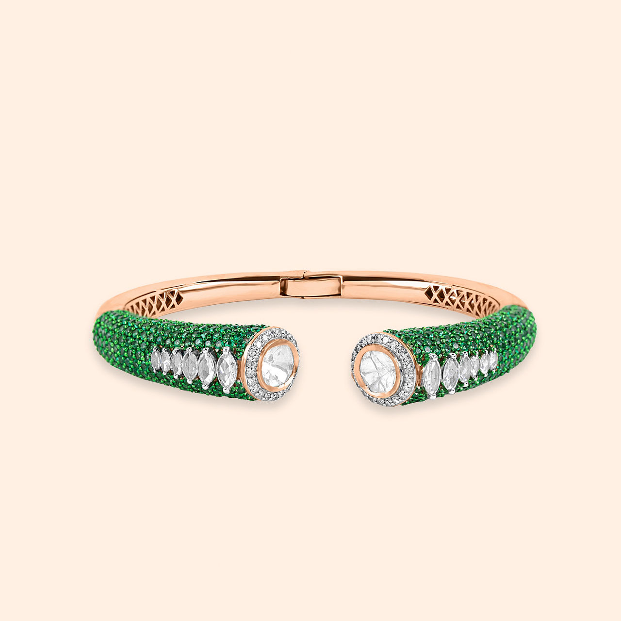 Luna Light Polki Bangle