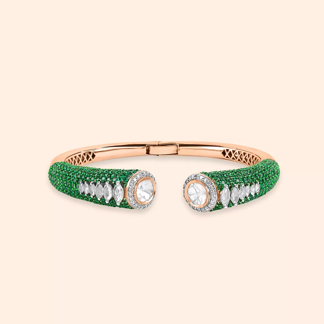 Luna Light Polki Bangle