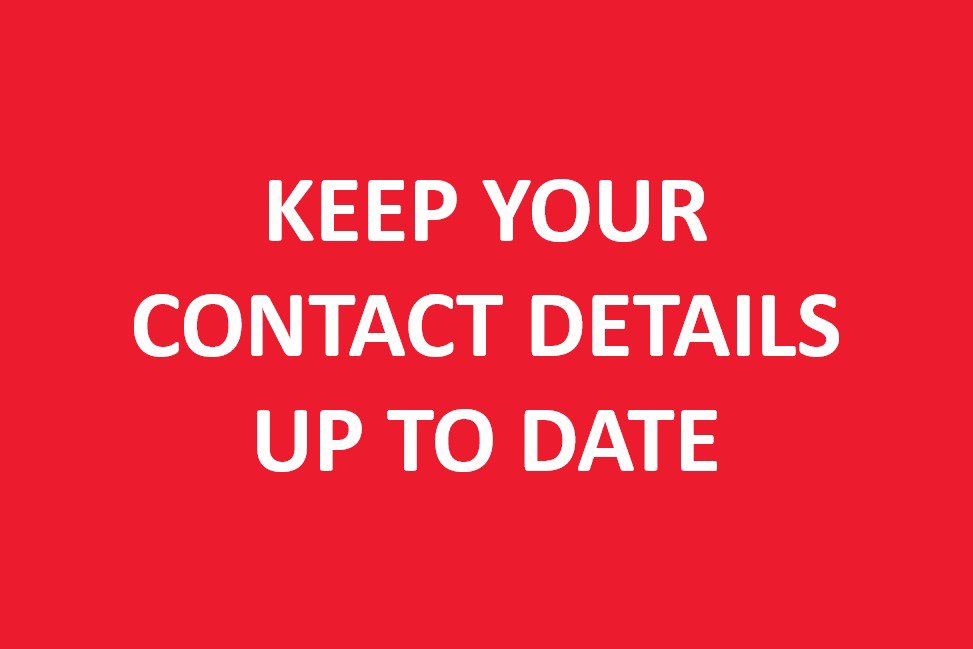 updfate contact details