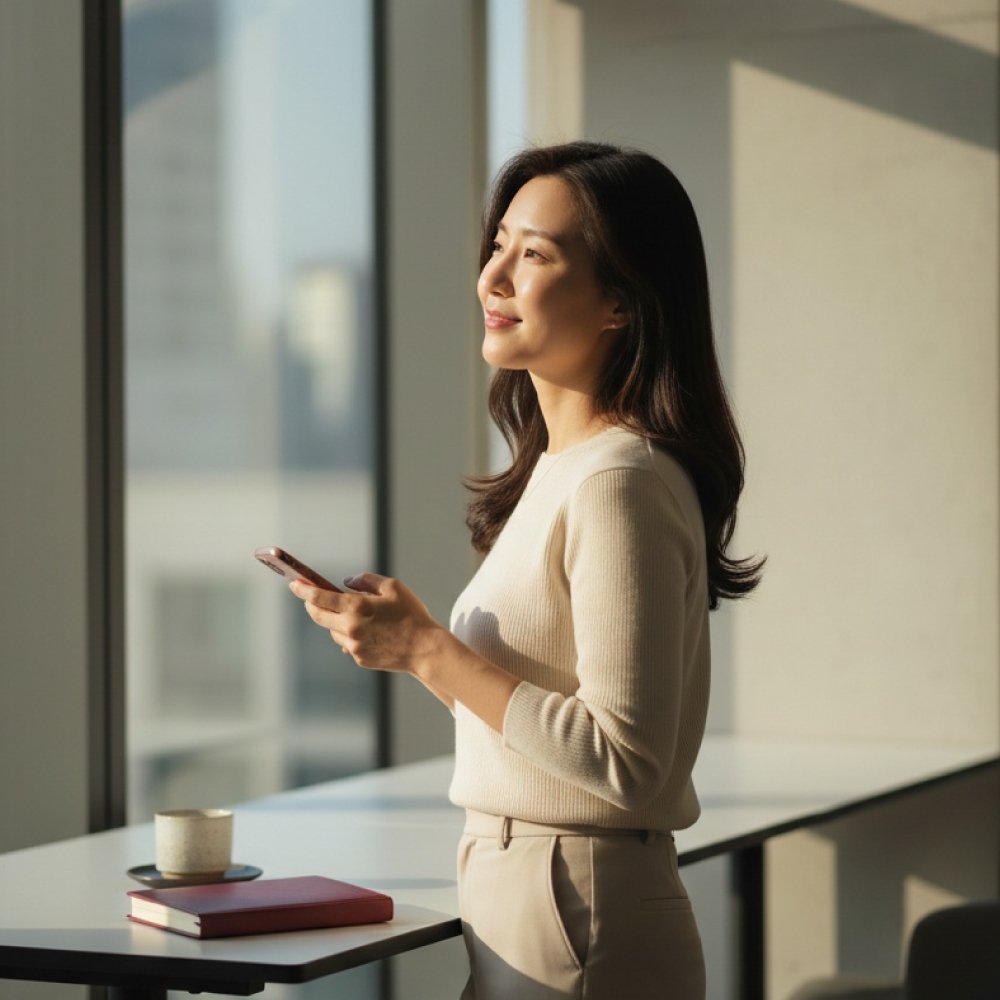 girl looking outside the window