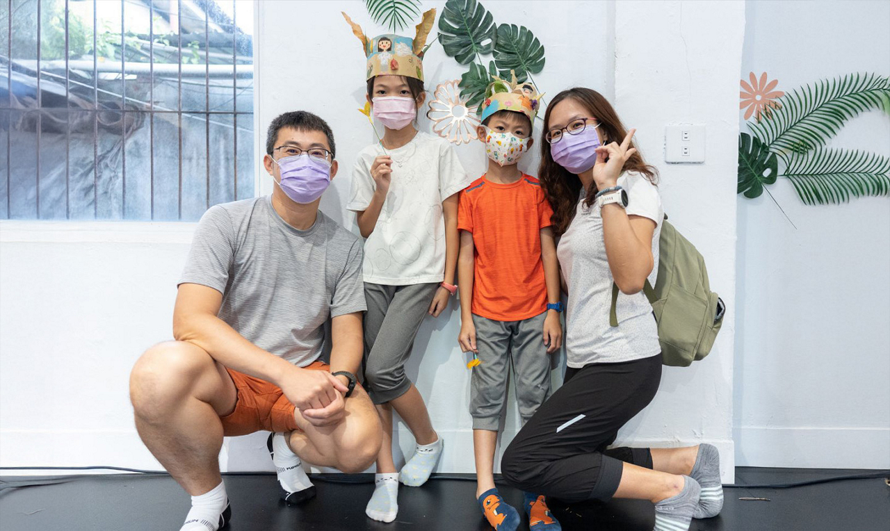 親子共創工作坊，孩子創作專屬的植物皇冠