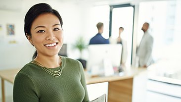 Person at the office