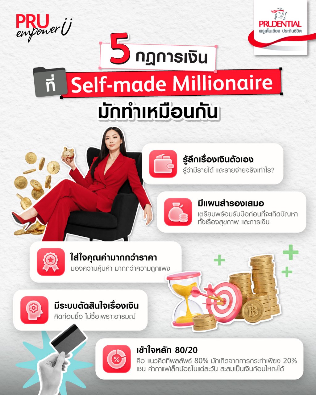 5 กฎการเงิน Self-made Millionaire