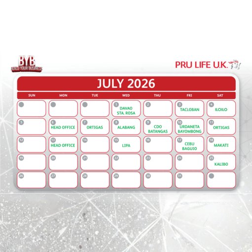 BYB Schedules