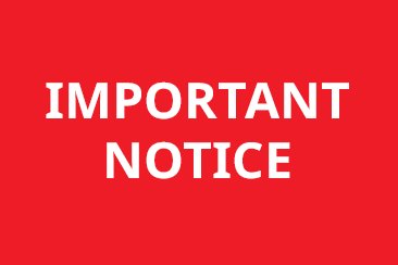 important notice