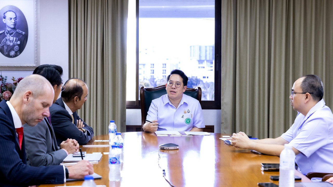 CEO Anil Wadhwani and Thailand's Minister of Public Health discuss healthcare sustainability and long-term system resilience