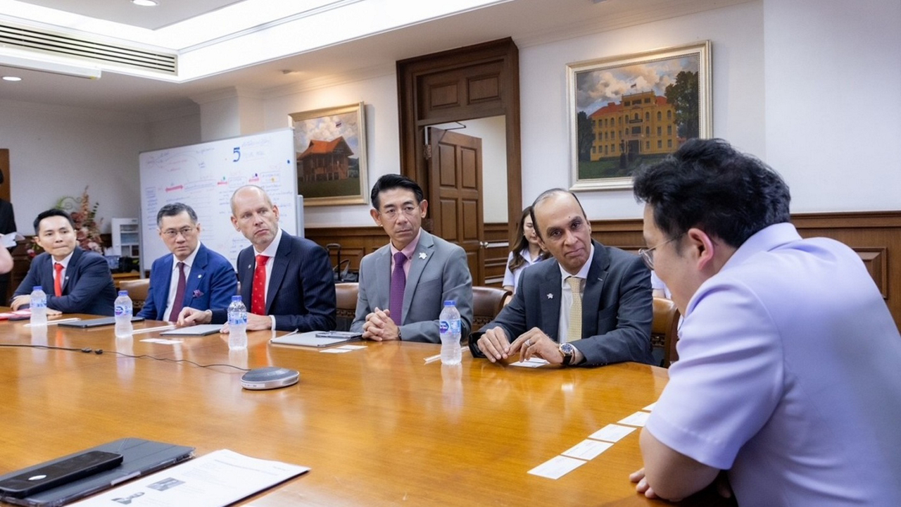 CEO Anil Wadhwani and Thailand's Minister of Public Health discuss healthcare sustainability and long-term system resilience