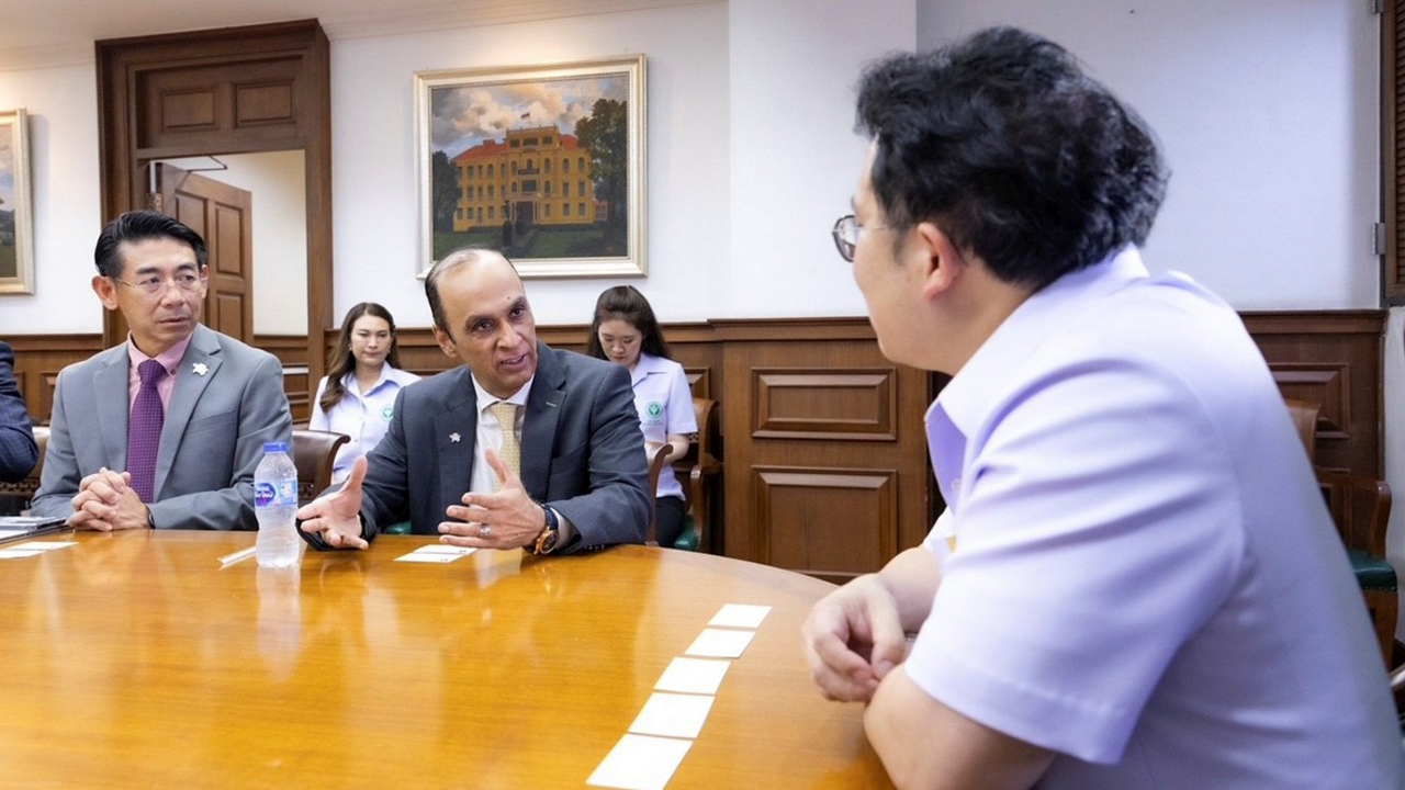 CEO Anil Wadhwani and Thailand's Minister of Public Health discuss healthcare sustainability and long-term system resilience