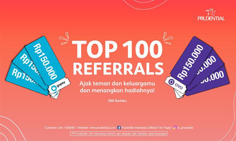 PRUActive Virtual 2026 Sehat Challenge Top 100 Referrals