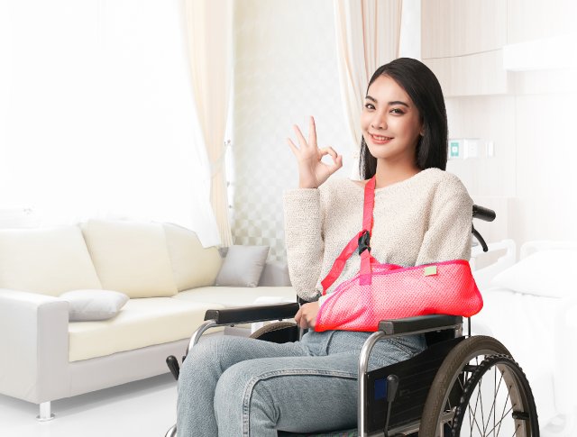 girl on wheel chair