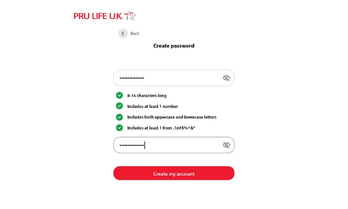 Step 5: Create Your Password