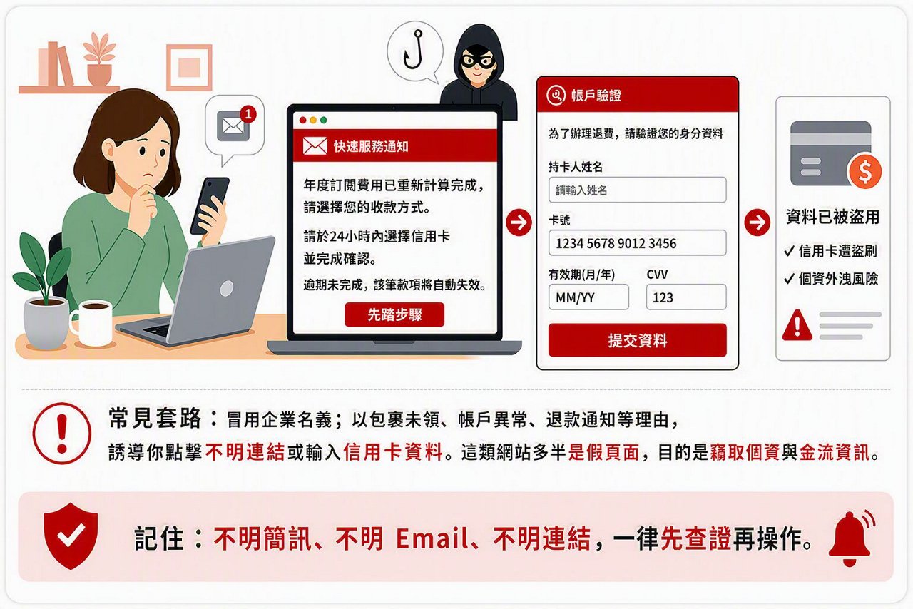 釣魚簡訊／釣魚Email