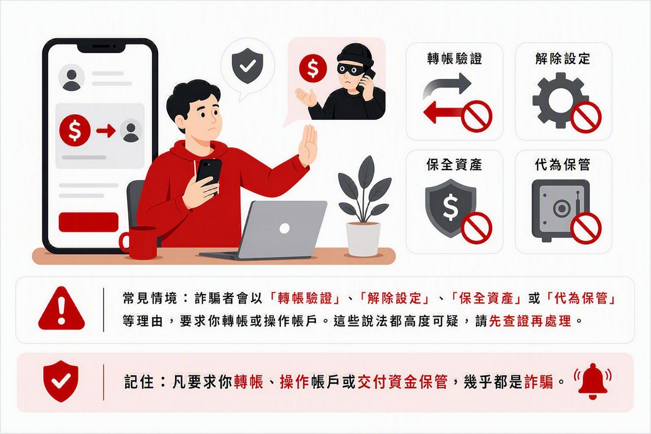 防範詐騙提醒-不轉帳