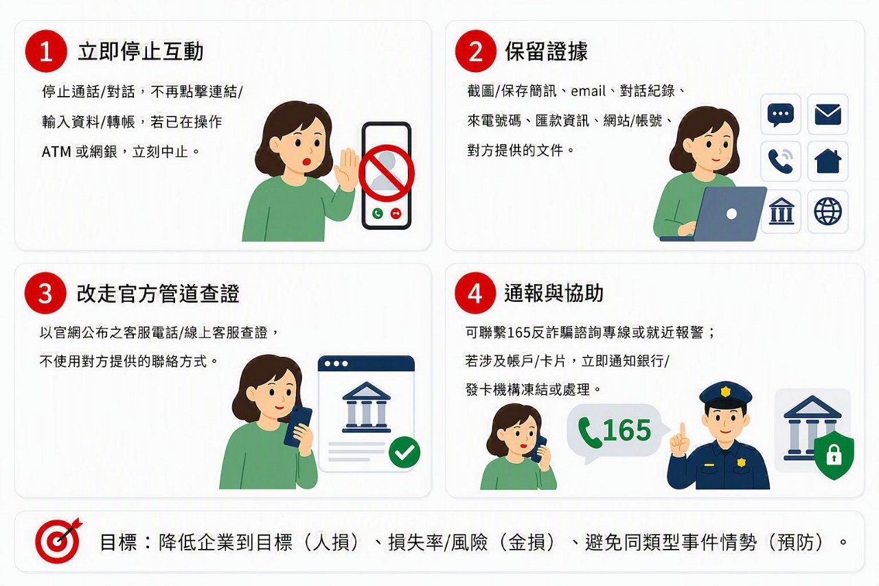 遇詐處理流程