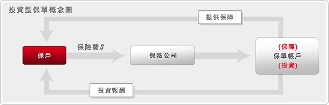 投資型保單概念圖