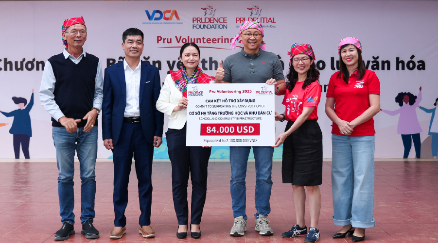 Khi yêu thương vượt mọi biên giới: Prudential Việt Nam viết tiếp hành trình 26 năm đồng hành cùng cộng đồng