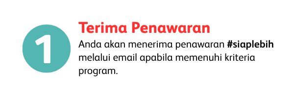 Langkah-langkah siaplebih - langkah 1