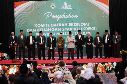 Peresmian Komite Daerah Ekonomi dan Keuangan Syariah (KDEKS) Guna Perkuat Pengembangan Ekonomi Syariah di Maluku Utara