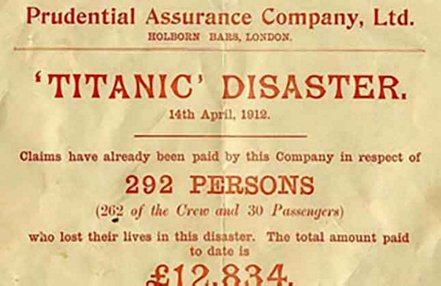 Prudential and the Titanic