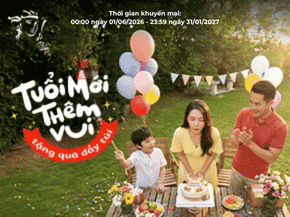 Tuổi mới thêm vui – Tặng quà đầy túi