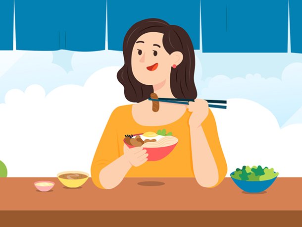 小美，年輕外食族