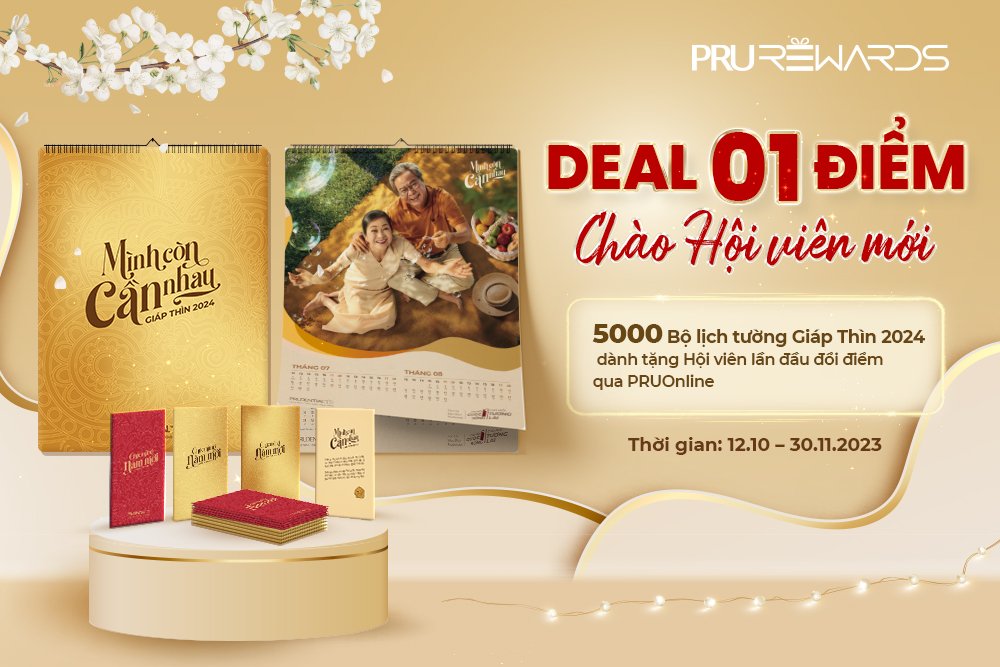 Deal 01 điểm Chào Hội viên mới