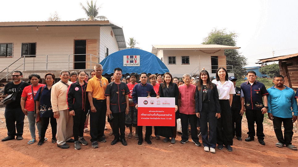 พรูเด็นเชียล ประเทศไทย ส่งมอบที่อยู่อาศัยให้แก่ผู้สูงอายุที่ประสบภัยน้ำท่วม