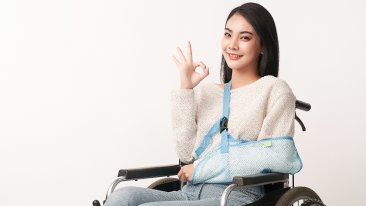 broken arm woman still okay