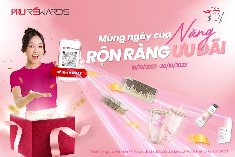 Mừng ngày của nàng Rộn ràng ưu đãi