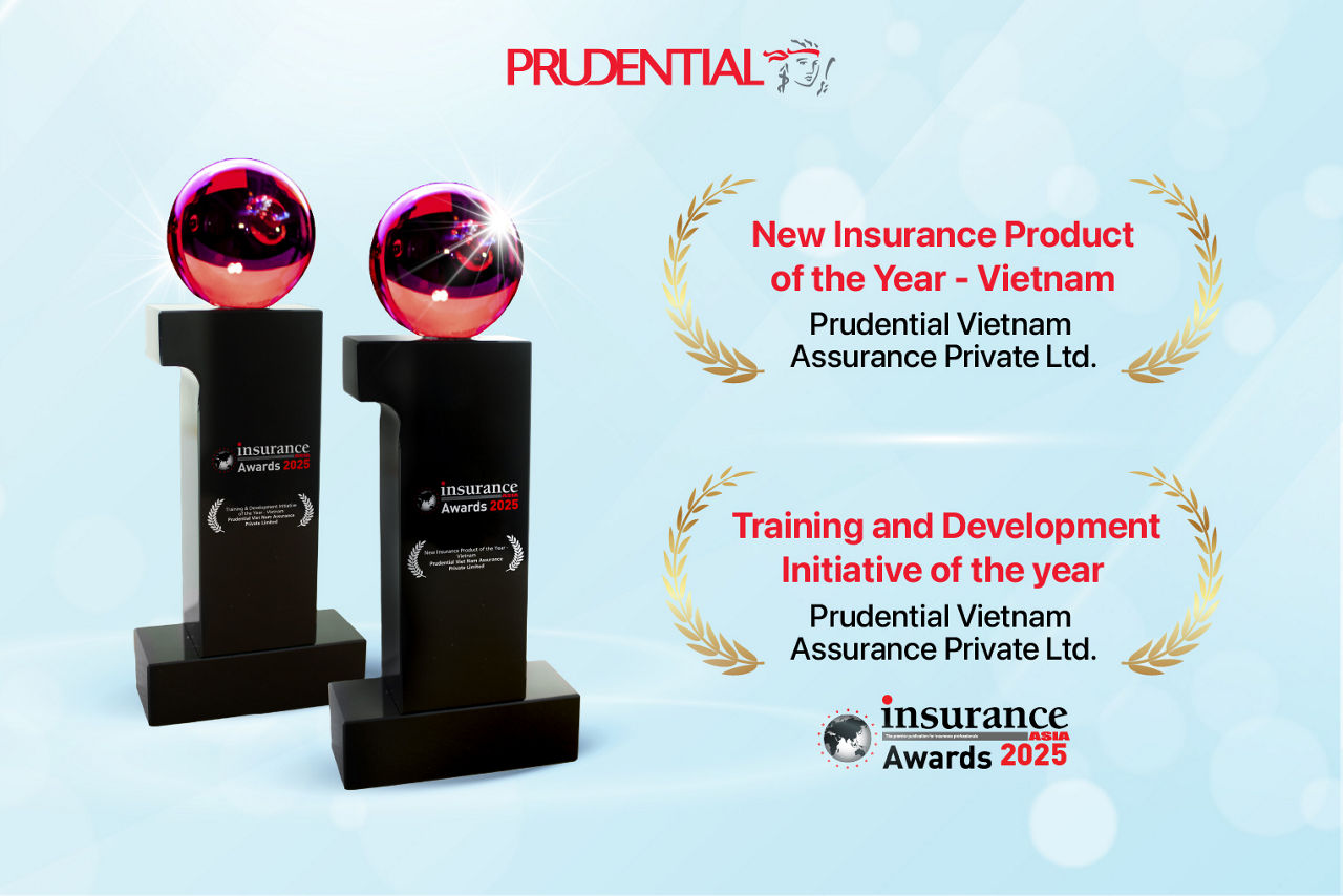 Prudential chinh phục loạt giải thưởng nổi bật nửa đầu năm 2025