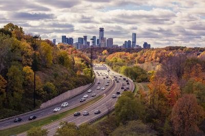 Photograph of the Canada city skyline.